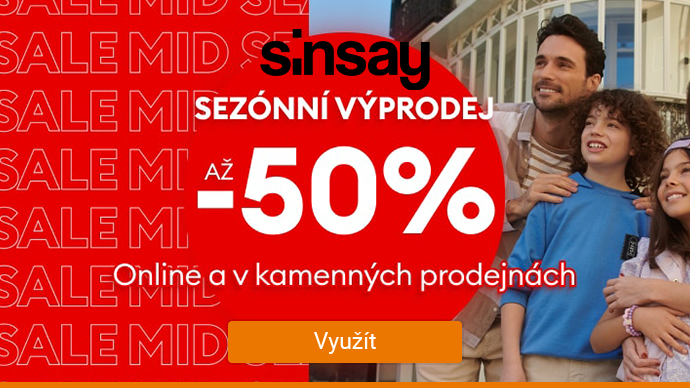 Sinsay - Výprodej až -50 %