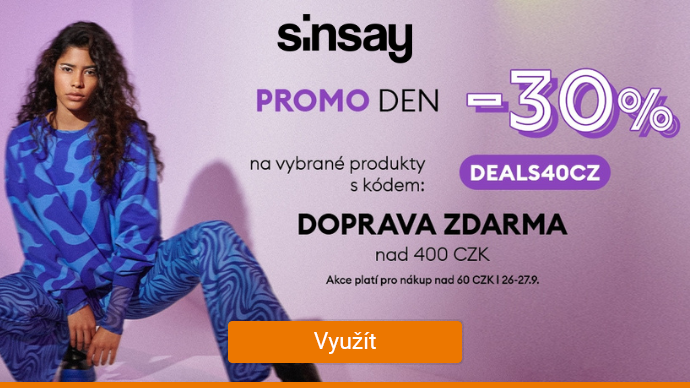 Sinsay - Promo den -30 %