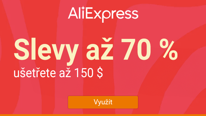 AliExpress - Výroční výprodej až -70 %