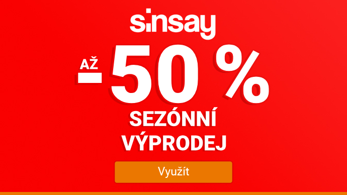 Sinsay - Výprodej až -50 %