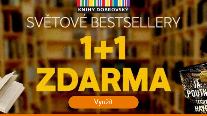 Knihy Dobrovský - 1+1 na bestsellery