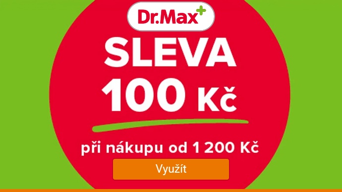 Dr.Max - Sleva 100 Kč