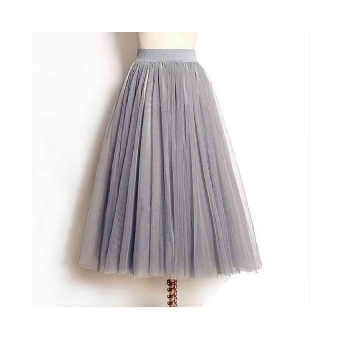 aliexpress fialová tylová sukně